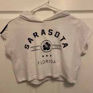 MIAMI STYLE Hoodie Crop Top